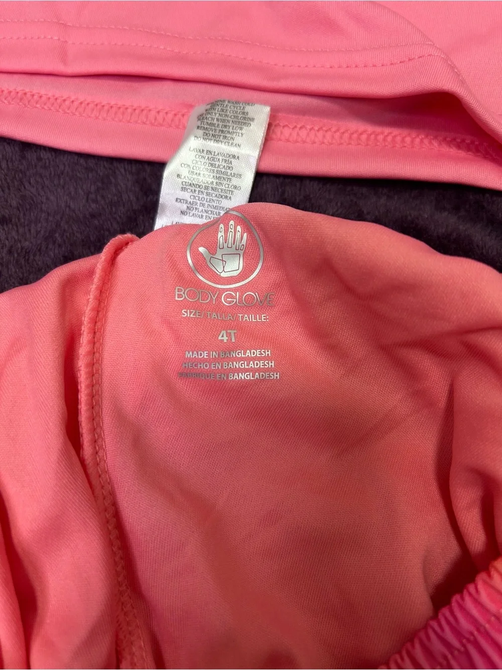 Body Glove Pink and Orange Girls Skort Set